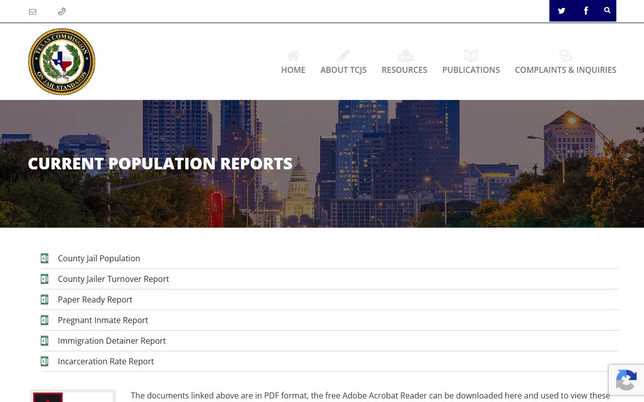 Wilson County inmate population TCJS population reports